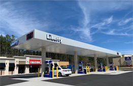 gas station